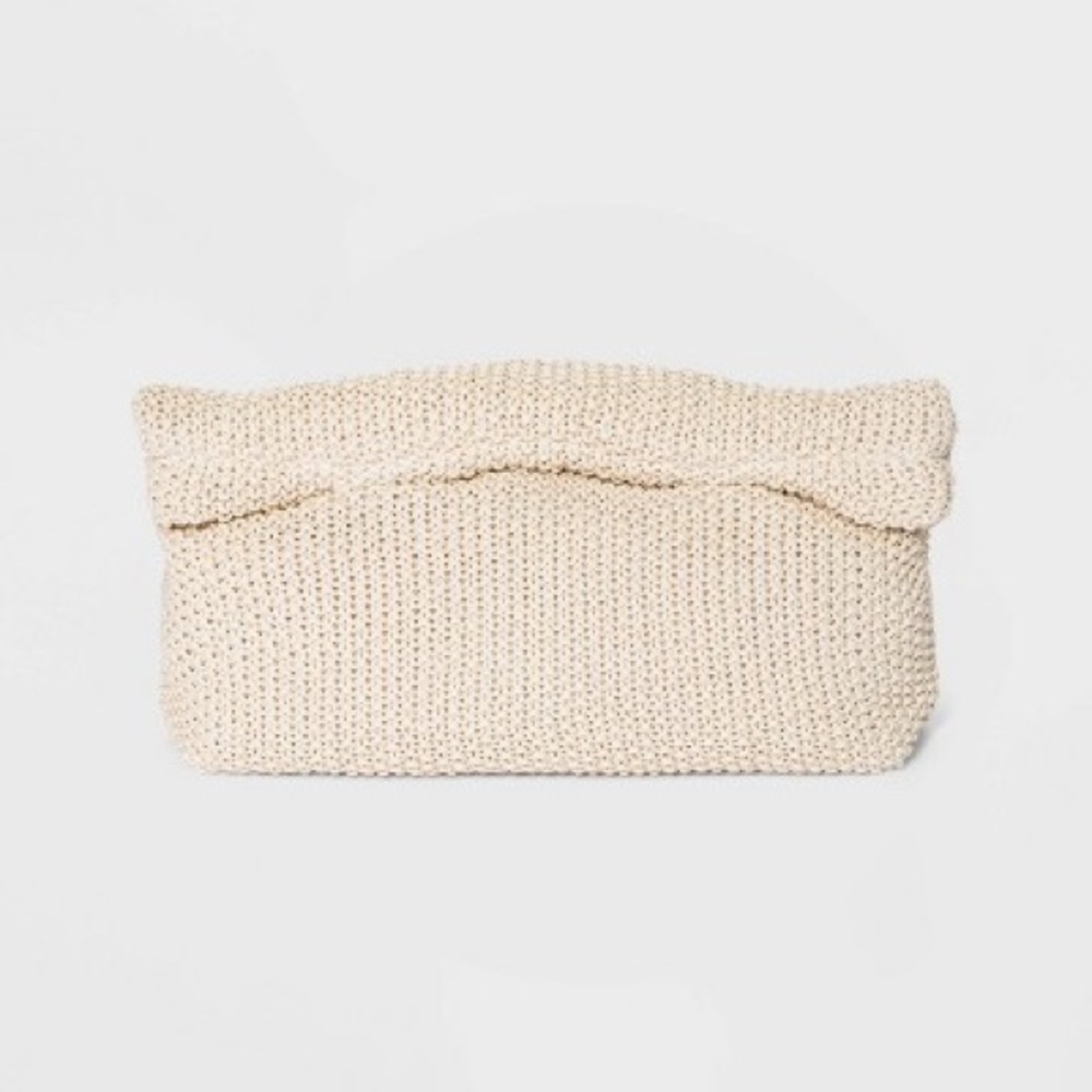 ISO a new day oversized clutch in natural